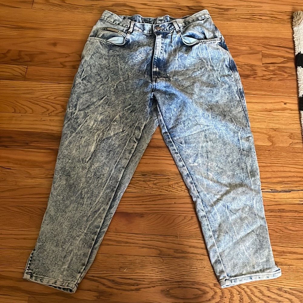 Vintage Gitano Acid Wash Jeans Petite